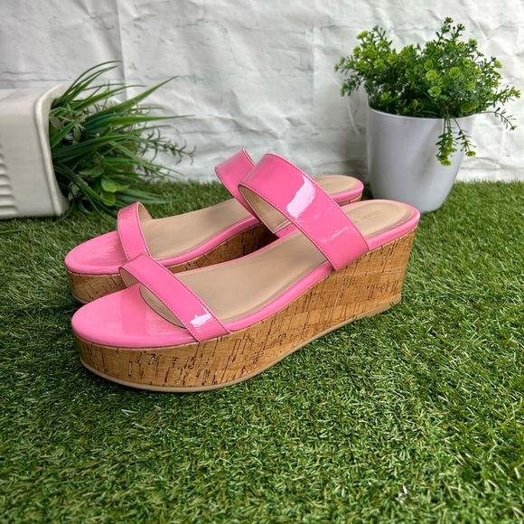Stuart Weitzman Boardwalk Flat Wedge Slide
Sandal women India Pink size 9 new - Picture 13 of 17